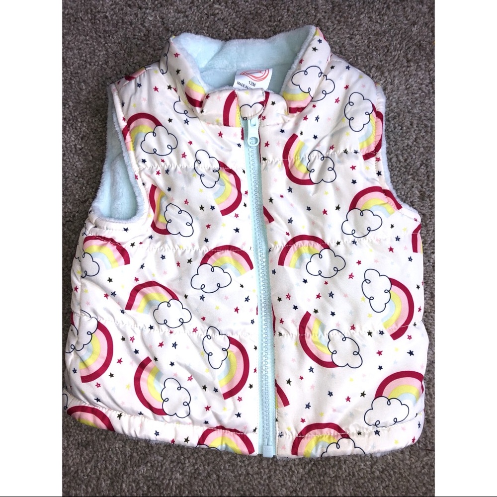 5/$25 Rainbow Puffy Vest